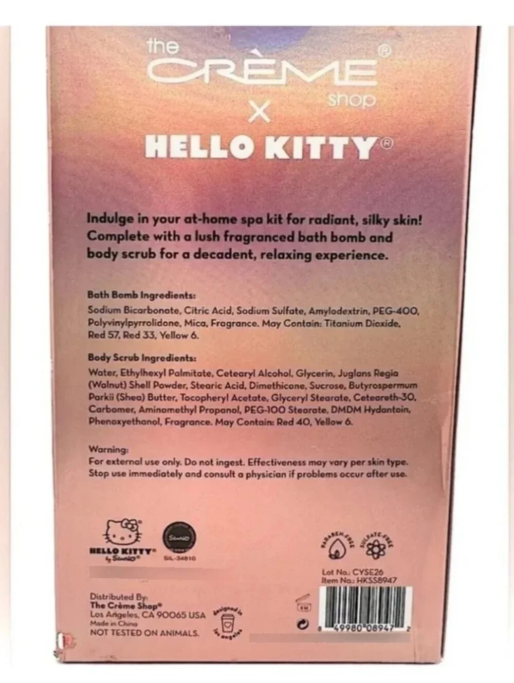 La Creme Shop silky skin